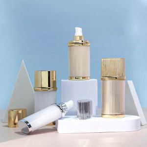 Cheap Cosmetic Sunscreen Spray Bottle 30ml 50ml Plastic Screw Cap Bottle For Sun Protection for sale