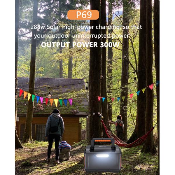 Home Outdoor Emergency Battery Backup Solar Charger Portable Generator Power Station