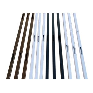 China High Strength Aluminium Uprights Powder Coated Strong Profile Structure on sale