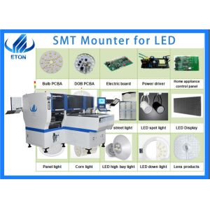 8kw SMT Mounter Double Arm Double Module Double Speed For Tube/Strip/Bulb Light