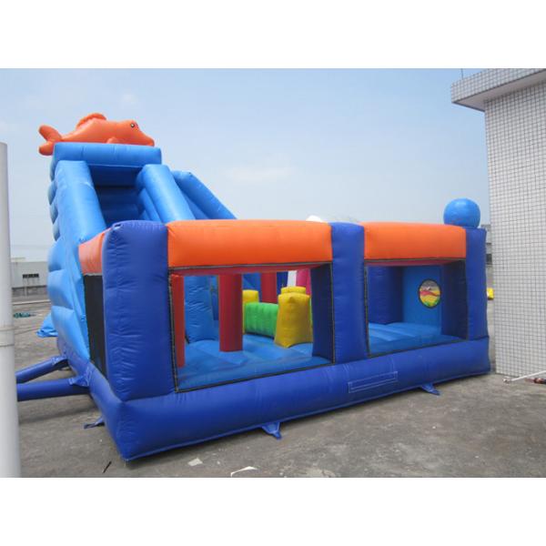 Hansel large giant commercial rental use inflatable bouncy castle slide combo