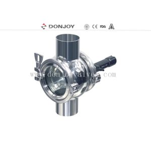 Sus304 Sanitary Sight Glass With Ac110v Light Zero Dead Angle