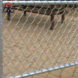 Diamond Cyclone Fence Green Pvc Coated Chain Link Temporary Fence For Sports