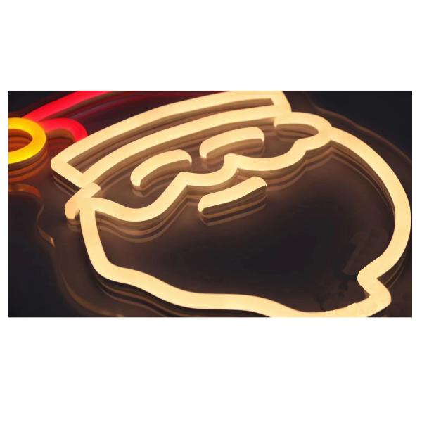 Festival Led Light Rgb Decoration Customizedizable Text Santa Christmas Lights