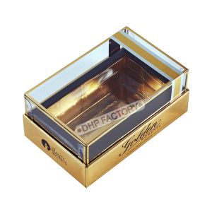 PVC Window Cologne Sample Box Custom Design Fragrance Sample Box