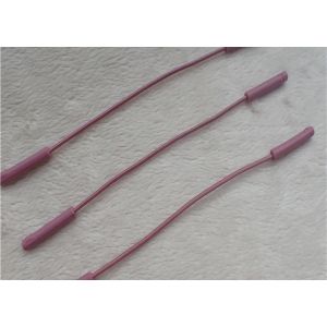 Elastic Rope Colored Zipper Pulls Two Thick Middle Thin Nunchakus Embossed