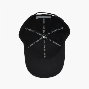Adjustable Strap Structured 6 Panel Baseball Cap With Fabric Color Matching