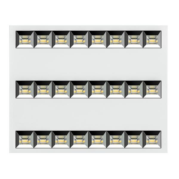 60 Degree Beam Ultra Thin LED Panel Light Suspendable Recessed 600x600