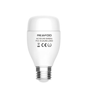 RGBW Wifi Smart LED Light Bulb , Wifi Color Changing Light Bulb With Alexa