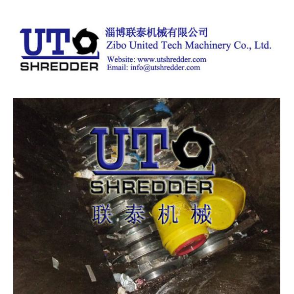 Quality zip-top can, pop can, aluminium can, household waste, plastic bucket, drum shredder / crusher - double shaft shredder wholesale