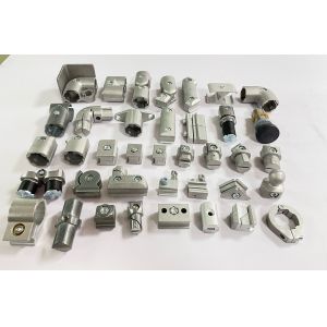 Industrial Use Table Aluminum Pipe Connector Flexible Elbow Connector