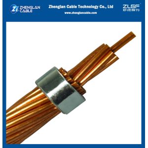 China Bare Copper Clad Steel Ground Rod Conductor Wire CCS Electric Stranded Wire on sale