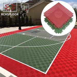 China 204.5lbs 3x3 Interlocking PP Tiles For Basketball Court Easy To Install on sale