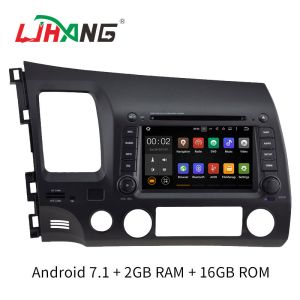 Civic Multimedia GPS Honda Car DVD Player Multi - Language Supported