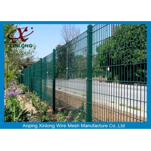 Fashionable 3D Curved Welded Wire Mesh Fence For Private Ground / Transit