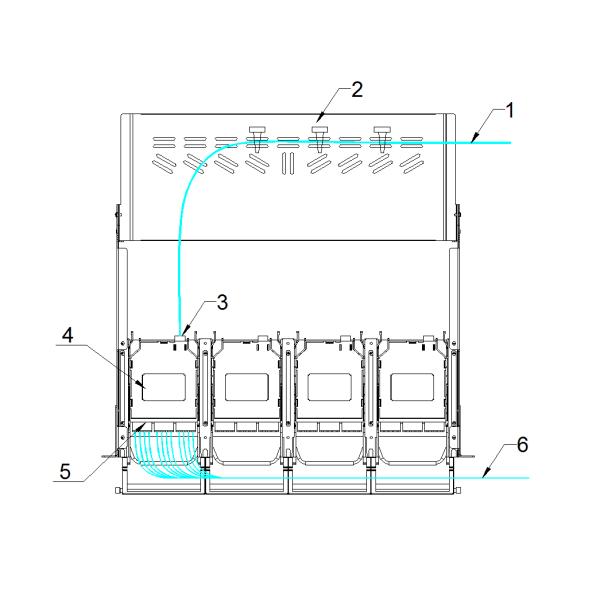 High Density Fiber Optic Patch Panel HODF-RS144-1U