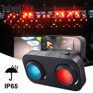 China LED Studio Theater COB 200W 2in1 RGB Warm White LED Blinder Stage Light on sale