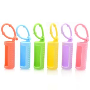 Essential Oil 10ml Roller Bottles Colorful Silicon Sleeve Protector Refillable