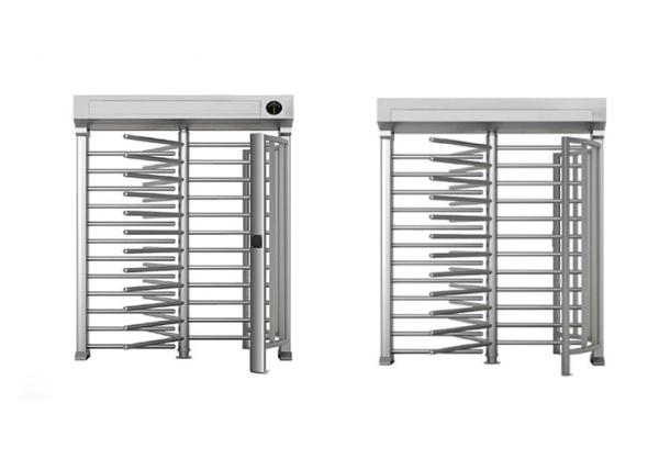 RFID Barcode Reader Intelligent Rotating Turn Style Gate Barrier For Dual Access