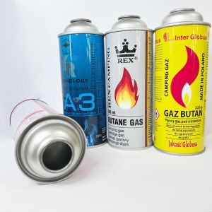Tinplate Butane Gas Reservoir / Butane Can For Camping