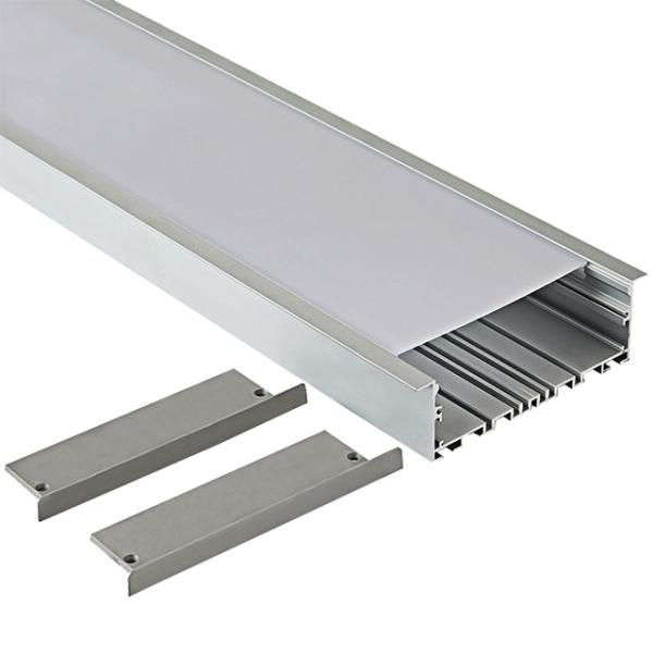 LED Strip Light Aluminum Channel Recessed Plaster LED Profile Customized
