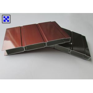 China Compact Design Aluminum Extrusion Profiles Integrated Gusset For Decoration on sale