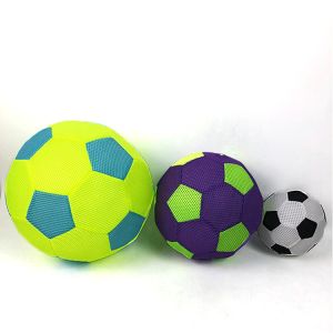 25cm Kids Shiny Pvc Inflatable Plush Fabric Covered Cloth Toy Ball Ideal for