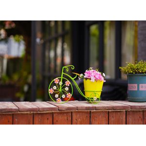 Multiple Design Metal Garden Pot Home Furnishings Customizable