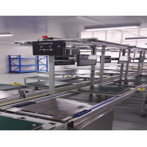 PVC Belt Automated Conveyor Systems 100 kgs/m High Speed Saving Labours