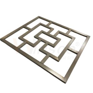 China Custom Laser CNC Machine Cut Natural Home Decoration Handcrafted Inox Metal Fabrication on sale