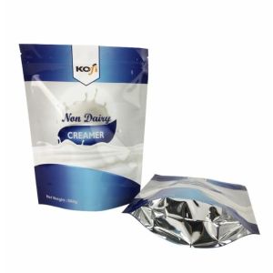China Custom Heat Seal Aluminum Foil Mylar Bags 50 Microns With Tear Notch on sale