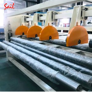 Nonwoven polyester wadding cutting machine polyester wadding rewinding machine