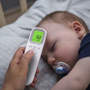 Small Electronic Baby Forehead Thermometer Non Contact 3-5cm With Stable And