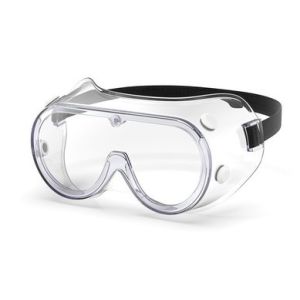 Adjustable Headband Medical Safety Goggles Anti Fog Coating Splash Proof