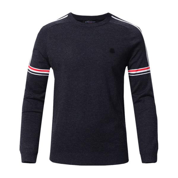 Quality Printed Viscose Long Sleeve Warm Sweater for Men wholesale