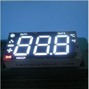 Multi Colour 0.50lnch Triple Digit Seven Segment LED Display For Heating common