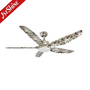 56 Inch Ceiling Fan with Dimmable LED Lighting and 5 ABS Plastic Blades