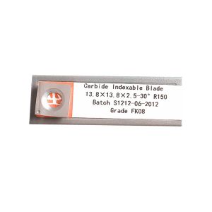 13.8mm X 13.8mm X 2.5mm Yg6 Indexable Carbide Inserts Cutter For Spiral Cutting