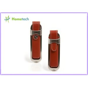 Personalized Leather USB Flash Drive with Customized Silk-screen Logo