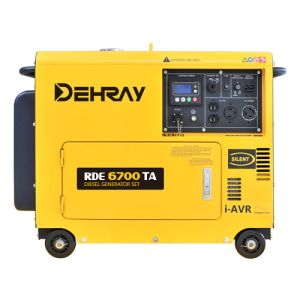 Cheap 5KW Single Cylinder Deisel General Generator With Lifting hook and Transport Wheels for sale