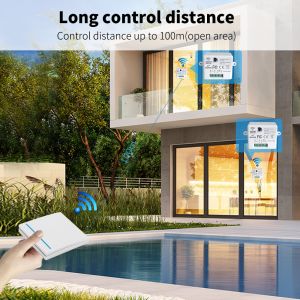 400W Fillet Zigbee Touch Switch 86*86*35mm Glass Touch Light Switch