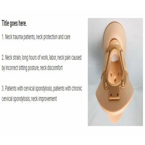 Adjustable Soft Cervical Collar Philadelphia Cervical Collar Neck Support Collar
