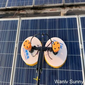 Initial Payment Solar Panel Cleaning Equipment Double Head Brush for Building