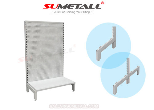 Quality Heavy Duty Retail Shop Shelving With Welded Basefoot W1200 X D450 X H1500mm wholesale