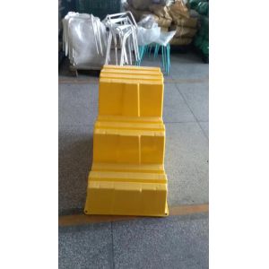 China Yellow Plastic Polyethylene Three Steps Safety Step Stool on sale
