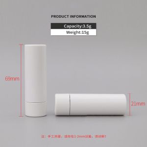 3.5g Cosmetic packaging for Lipstick with Customizable Spray-on Surface