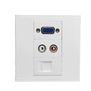 VGA HDMI USB Multimedia Faceplate Wall Plate Outlet Terminal Block Socket Panel