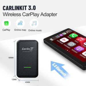 Car Carplay Wired To Wireless Adapter Portable Multimedia Wireless Car Play Ai