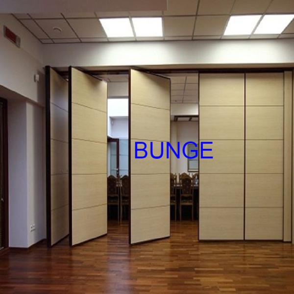 Quality Commercial Folding Sliding Movable Wall Partitions On Wheels 16000mm Height wholesale