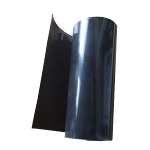 Smooth Surface HDPE geo membrane 500 micron Black Shrimp fish pond liner Length